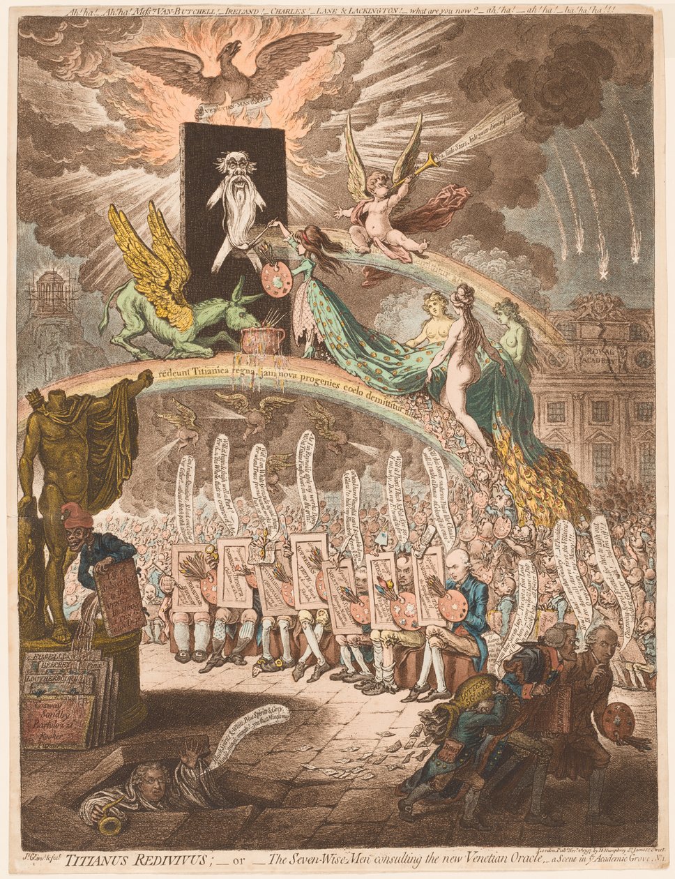 Tizian återvunnen av James Gillray