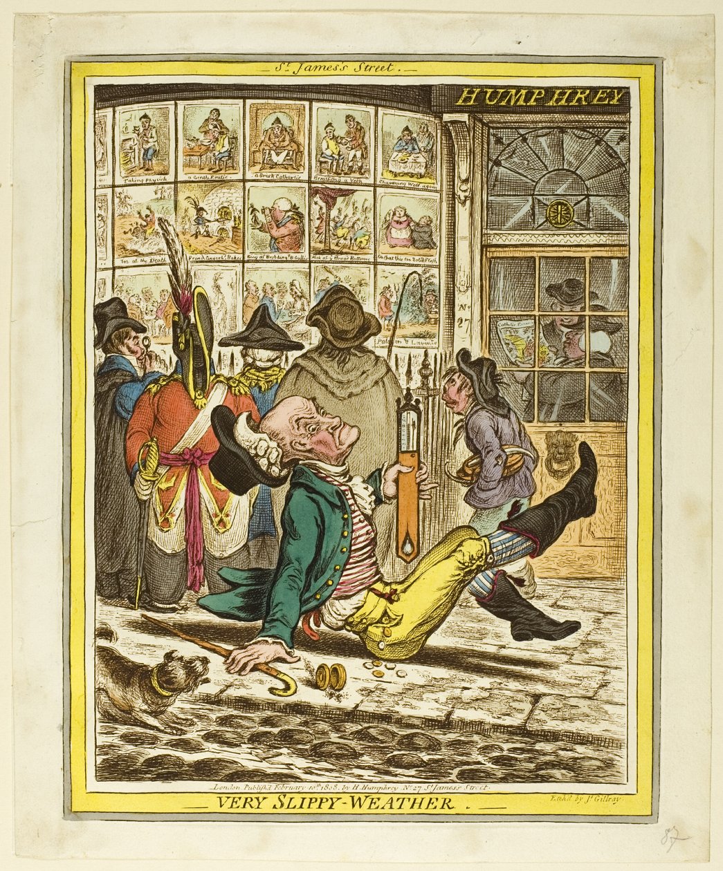 Mycket halt väder av James Gillray