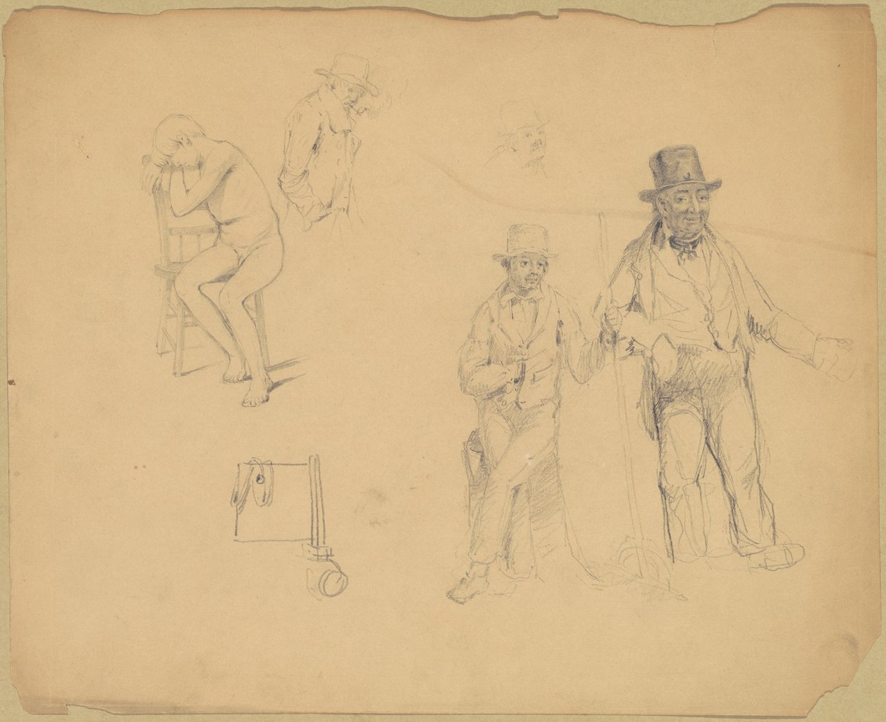 Studier av män och pojkar av James Goodwyn Clonney