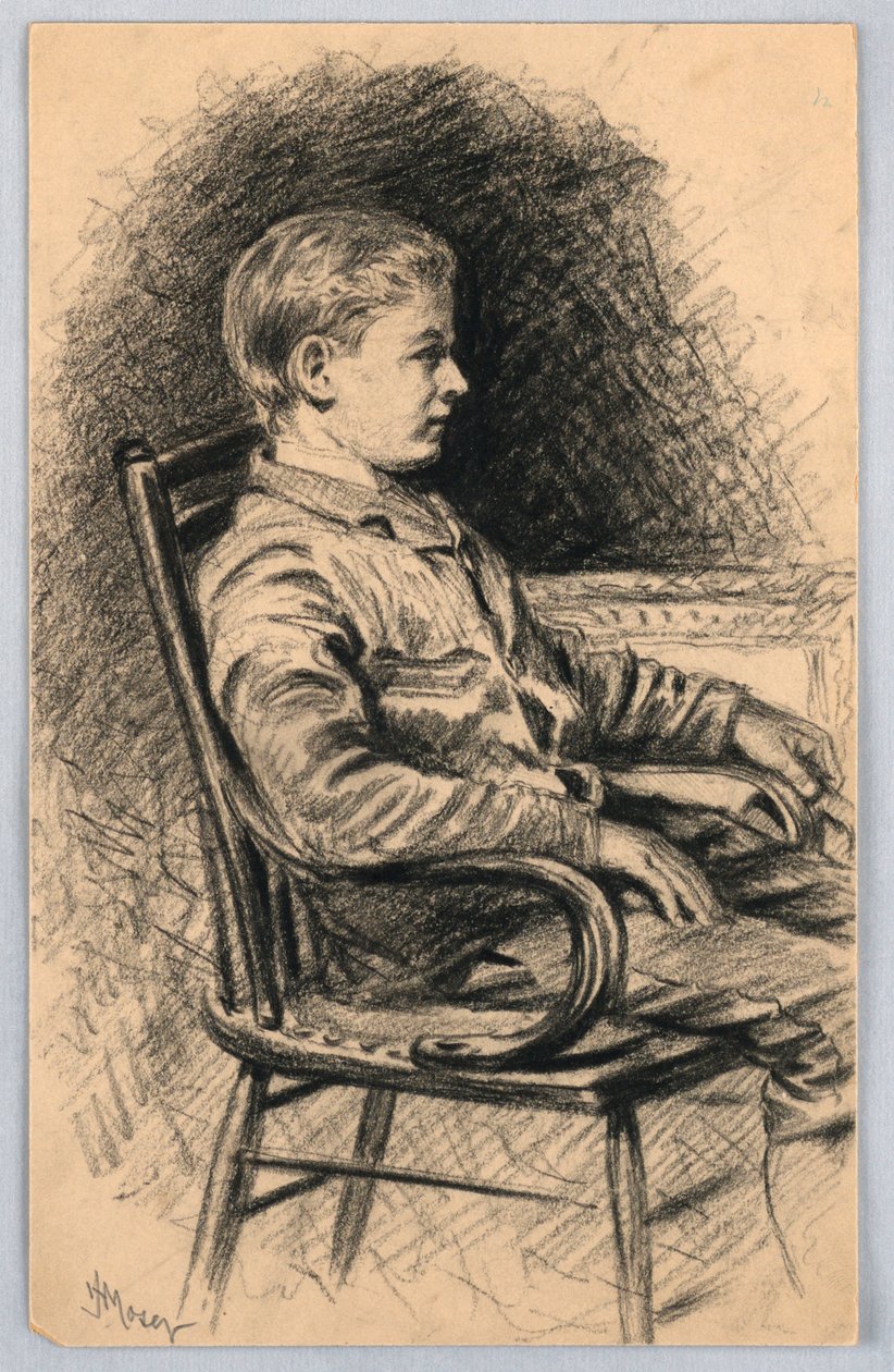 Porträtt av en pojke av James Henry Moser