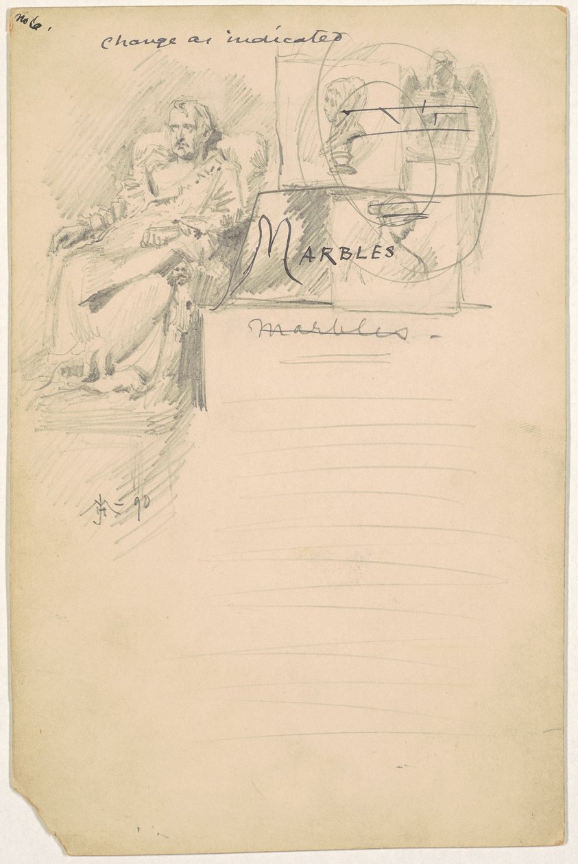 Studera för "Marbles" av James Henry Moser