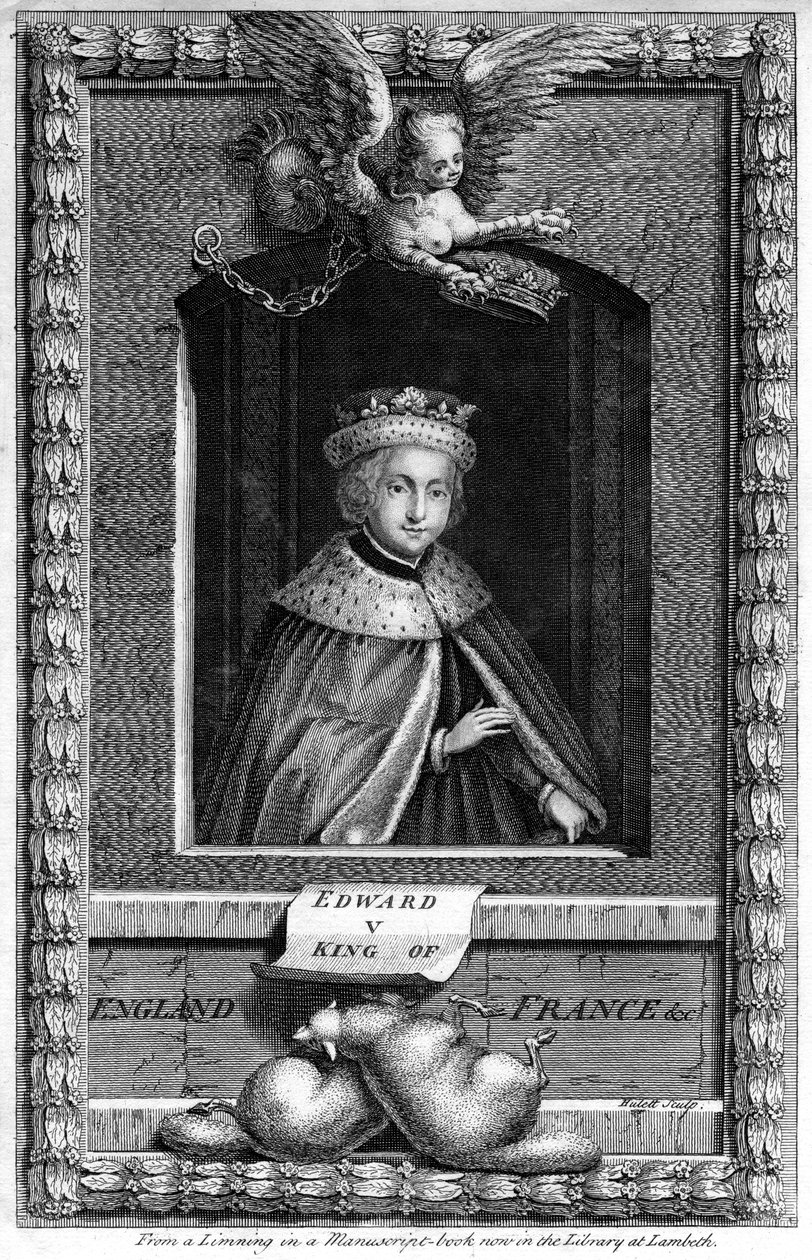 Kung Edward V av England, 1700-talet. av James Hulett