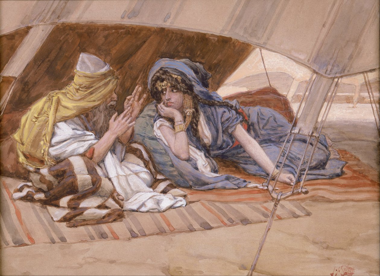 Abrams råd till Sarai av James Jacques Joseph Tissot