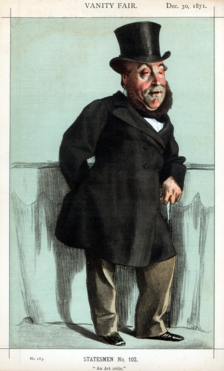 En konstkritiker, 1871. av James Jacques Joseph Tissot