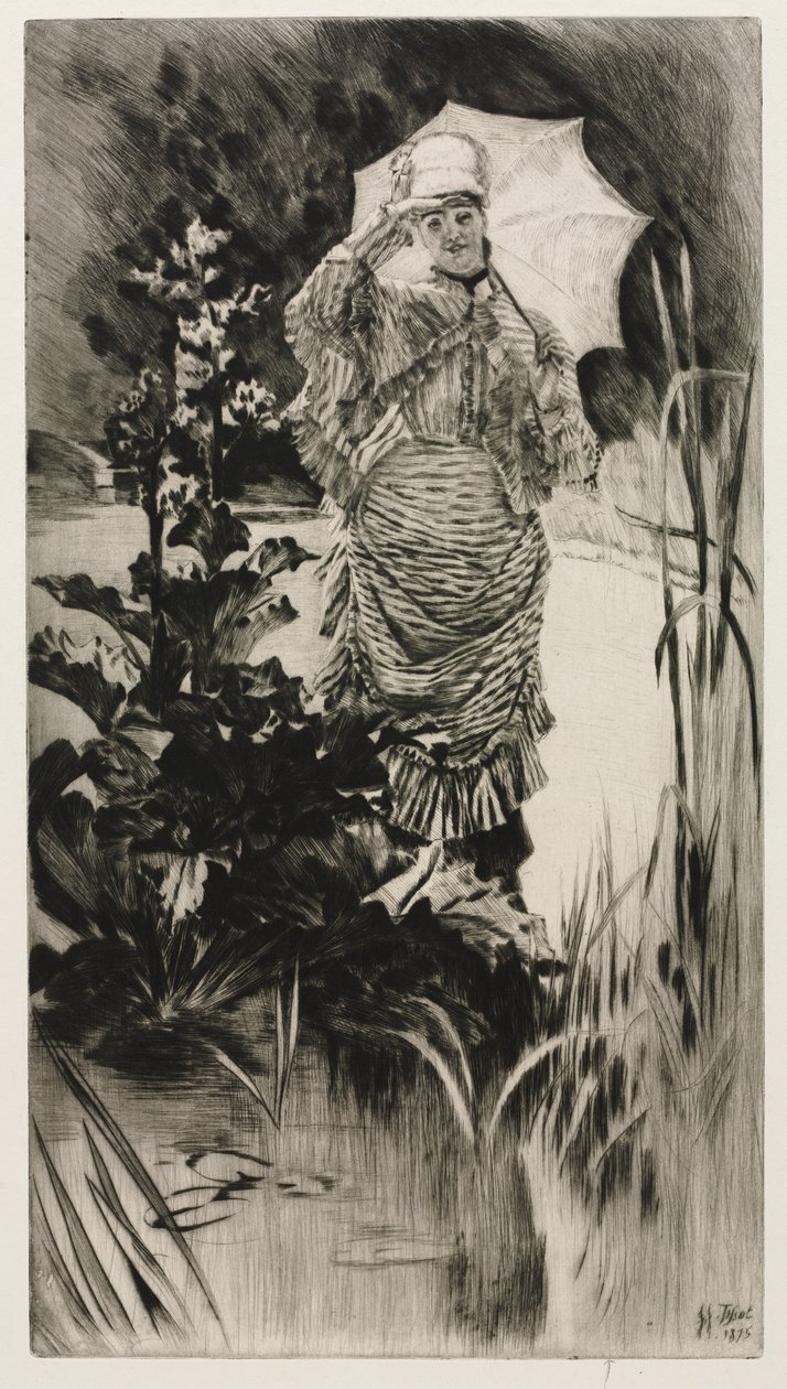 Vårmorgon, 1875. av James Jacques Joseph Tissot