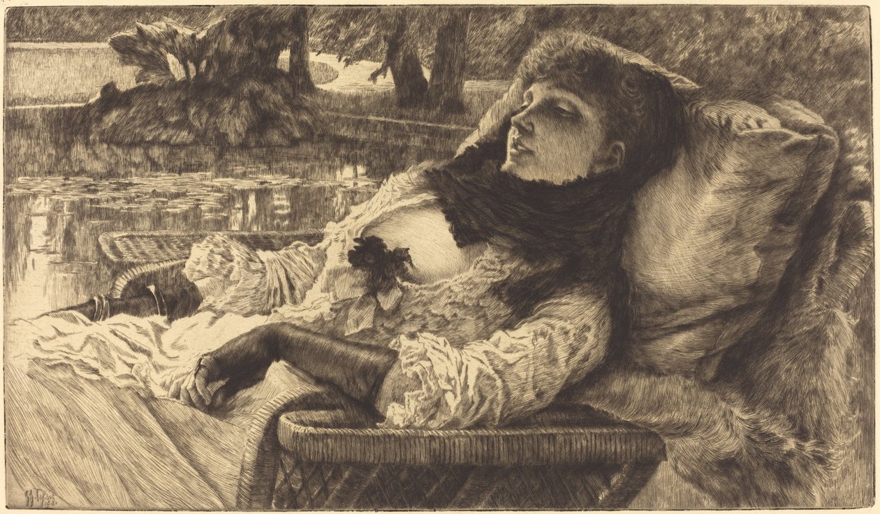 Sommarkväll av James Jacques Joseph Tissot