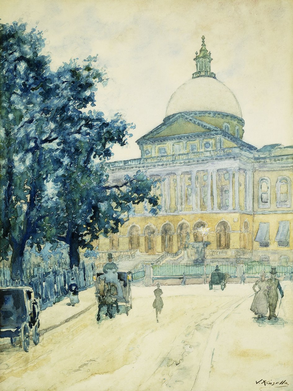 The Bullfinch State House, Boston, 1898 av James Kinsella