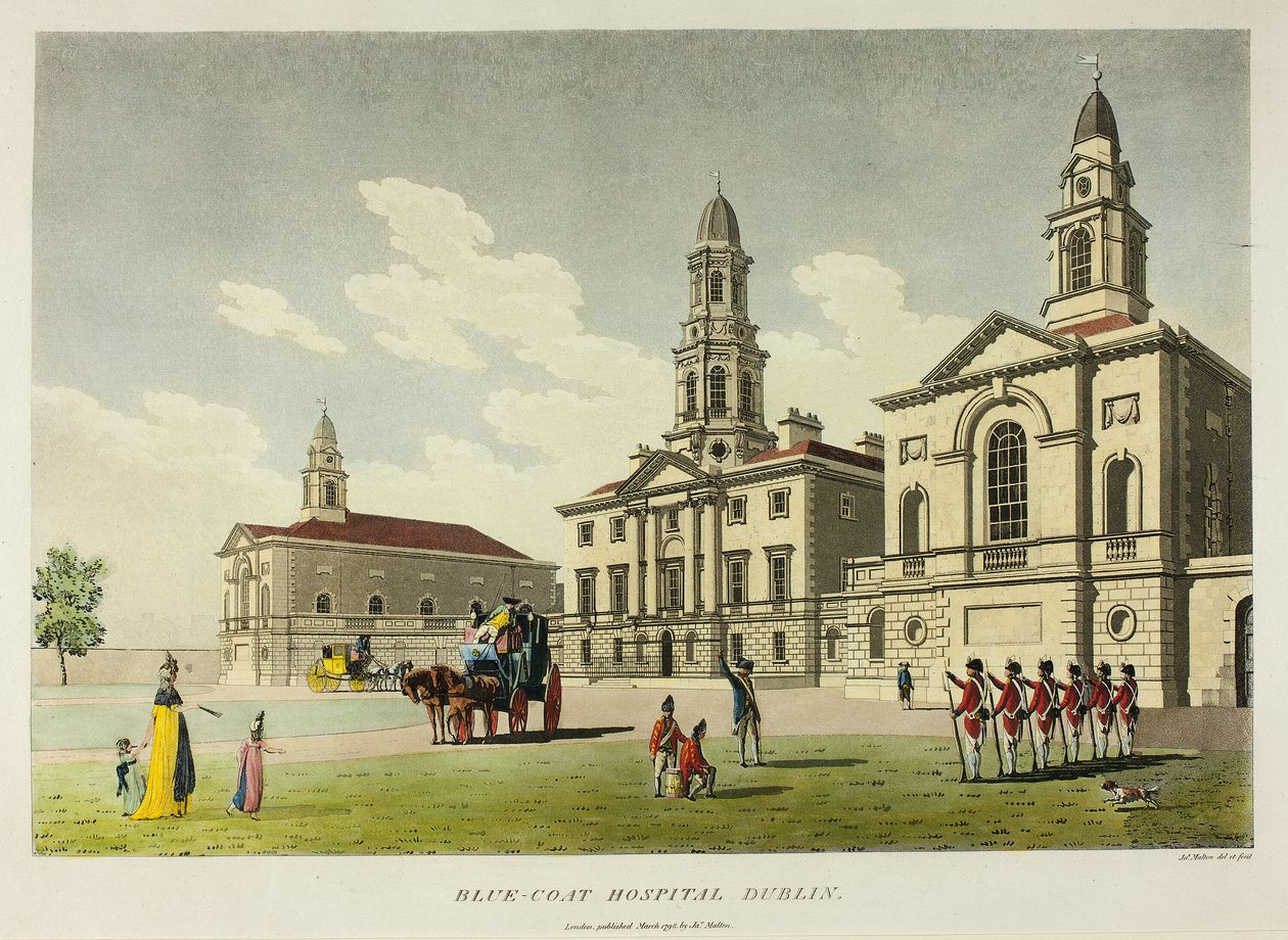 Blue-Coat Hospital, Dublin av James Malton