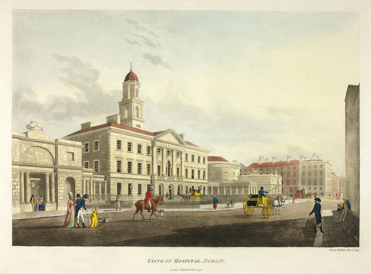 Liggande sjukhus - Dublin av James Malton