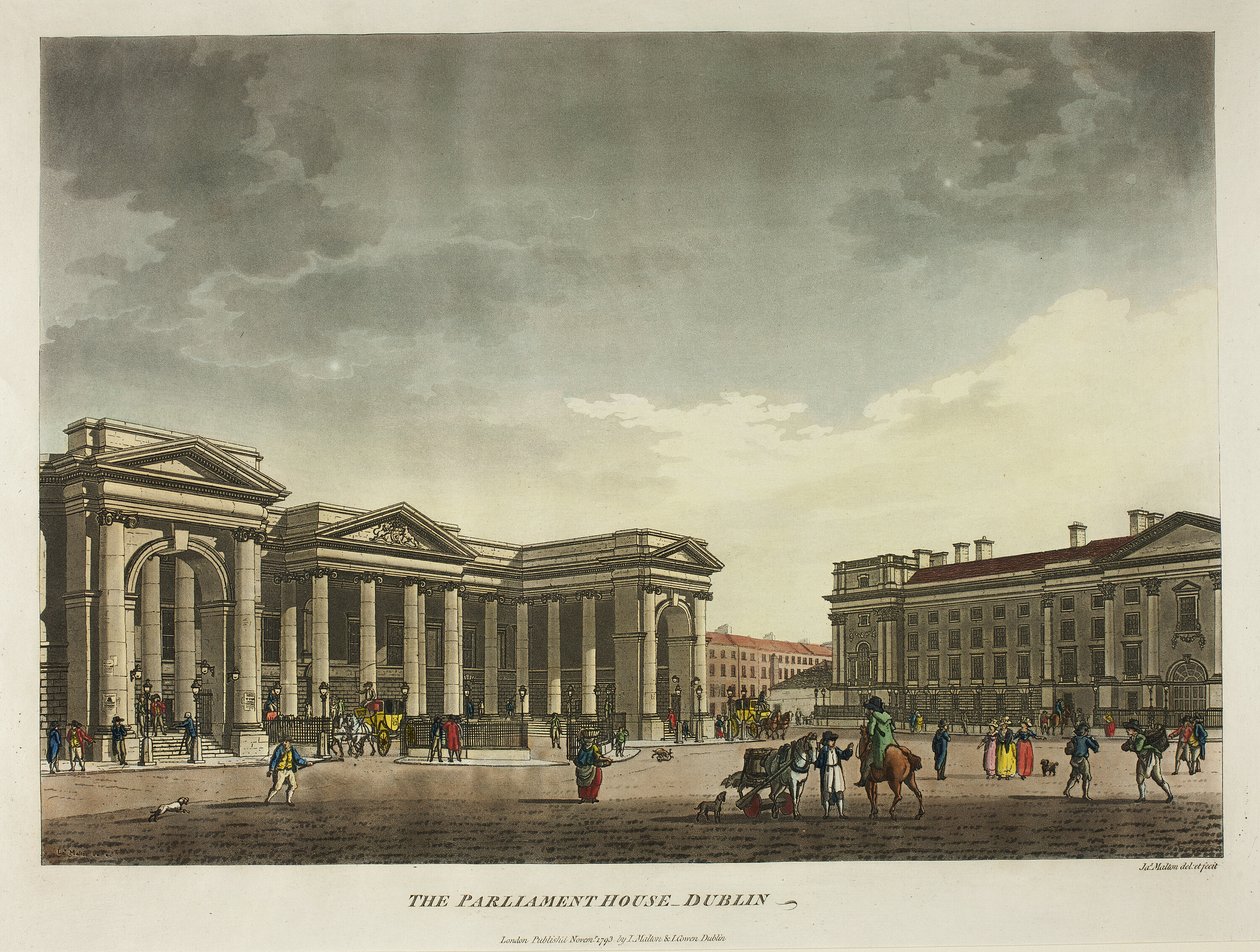 Parlamentshuset - Dublin av James Malton