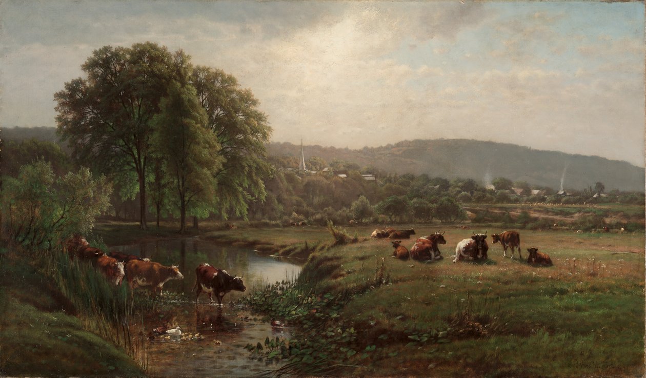 Morgon i New England, 1873. av James McDougal Hart