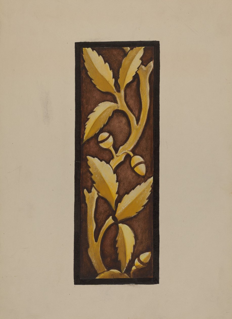 Målat glas - Sjömanskyrkan, ca. 1937. av James McLellan