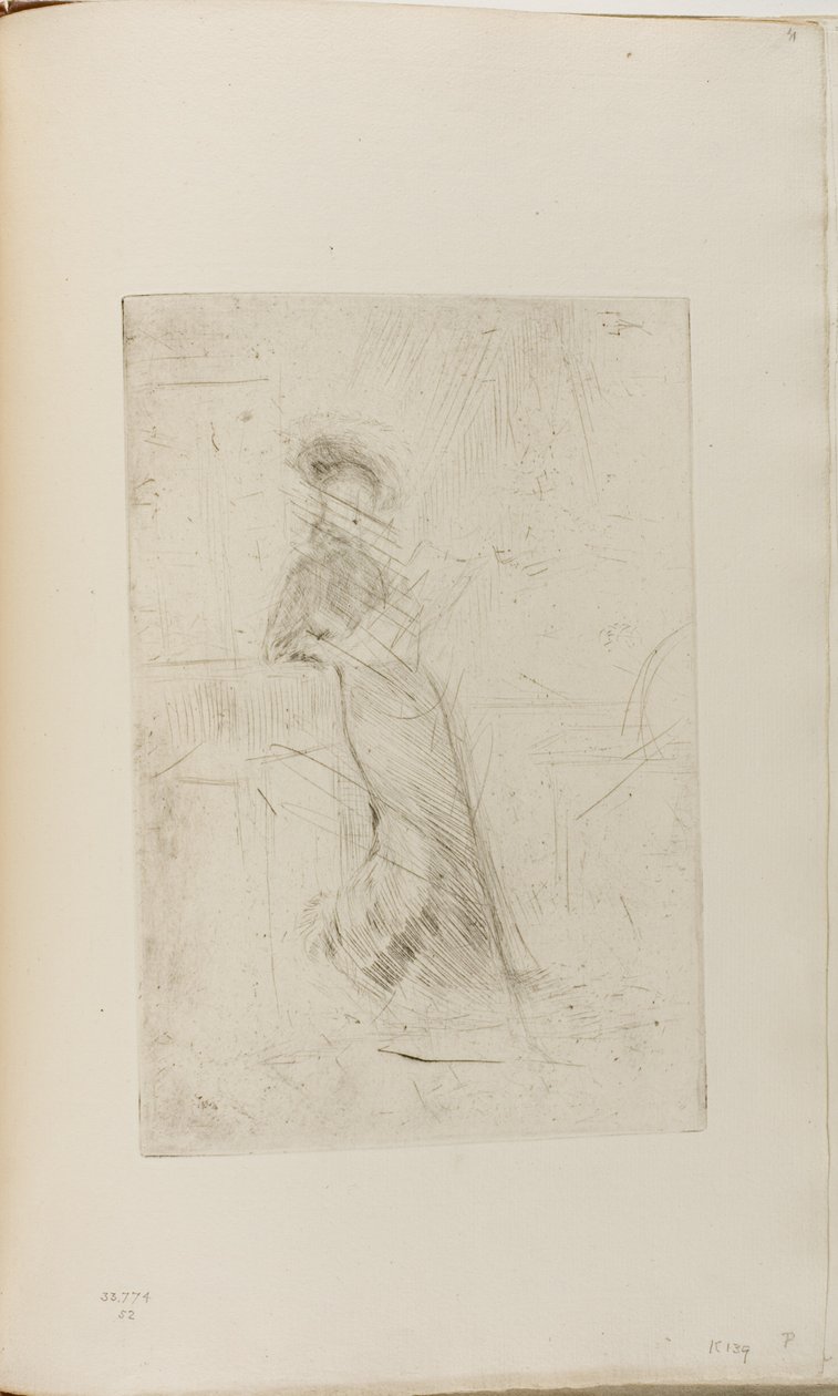 En dam vid ett fönster av James Abbott McNeill Whistler