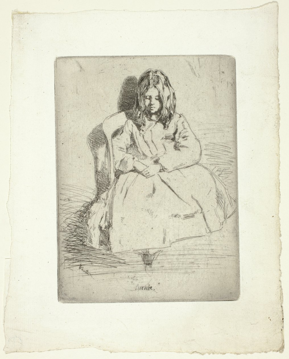 Annie, sittande av James McNeill Whistler