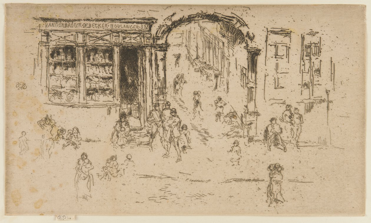 Archway, Bryssel av James Abbott McNeill Whistler