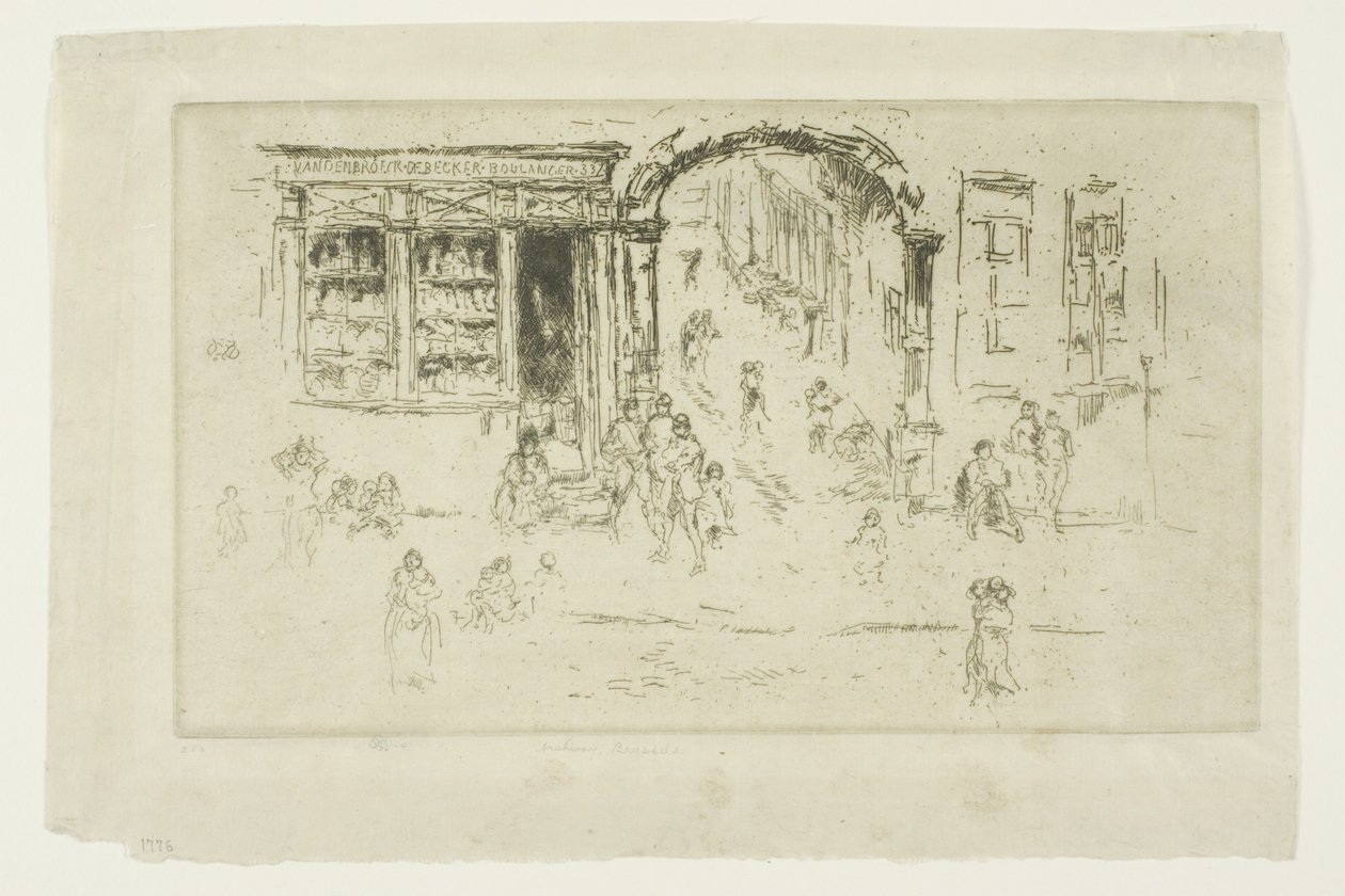 Archway, Bryssel av James Abbott McNeill Whistler