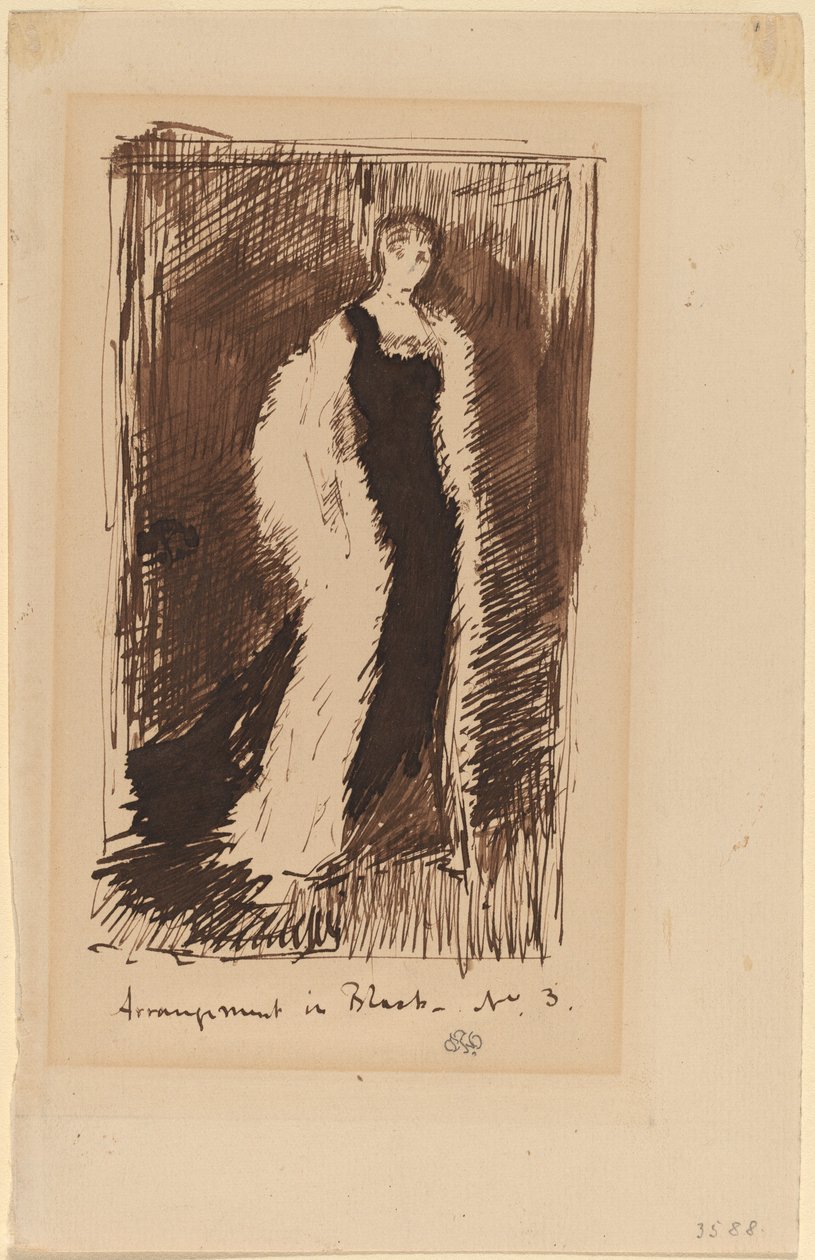 Arrangemang i svart - nr 3 av James Abbott McNeill Whistler