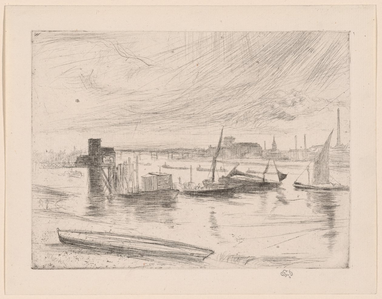 Battersea Dawn (Cadogan Pier) av James McNeill Whistler