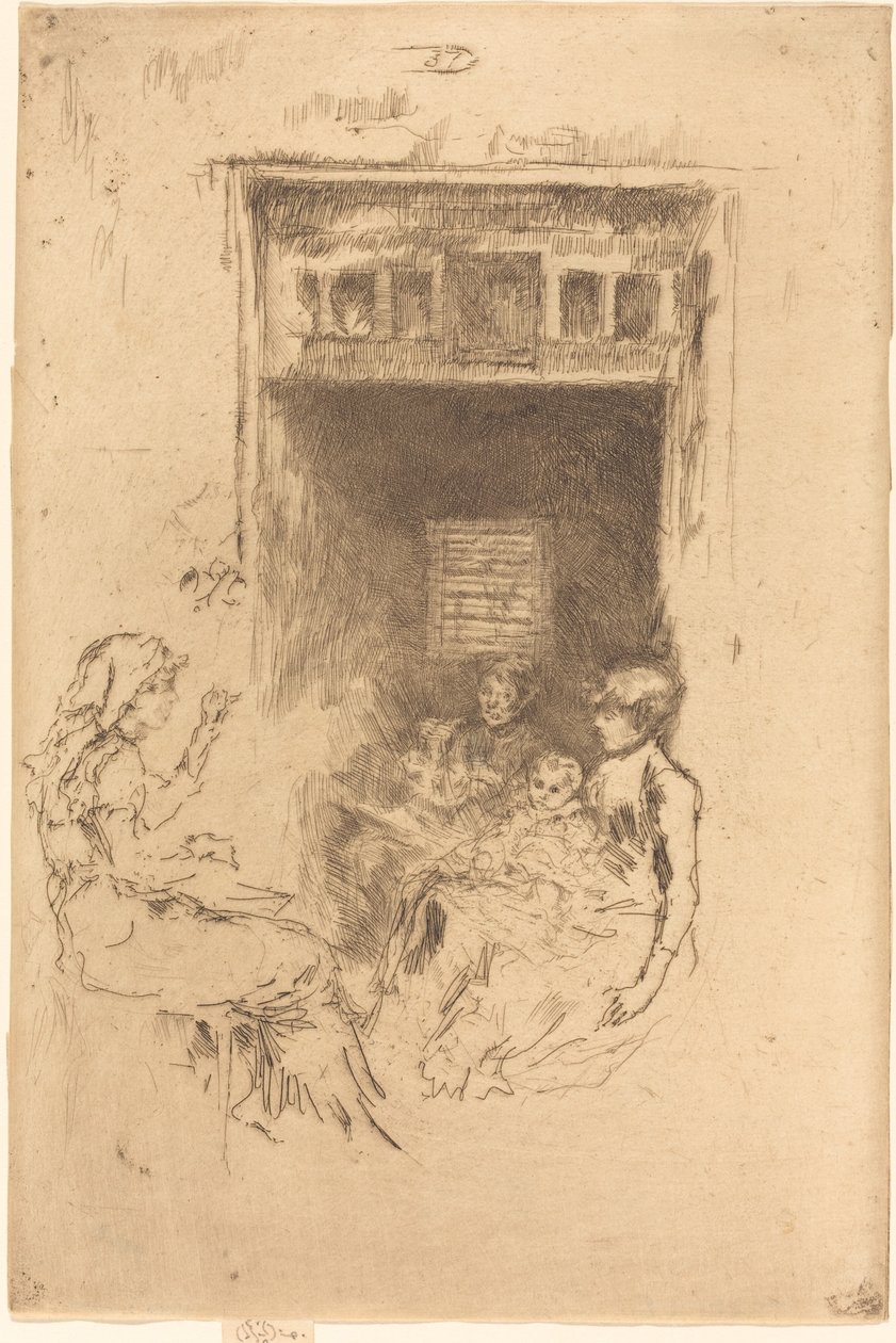 Bead-stringers av James Abbott McNeill Whistler
