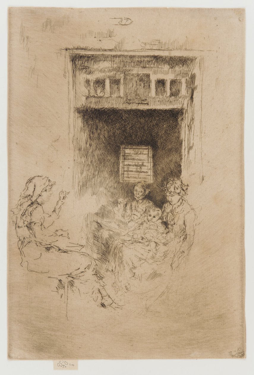 Bead Stringers av James Abbott McNeill Whistler