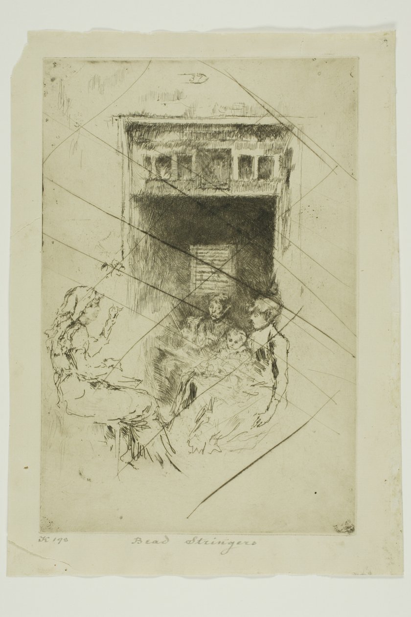 Bead Stringers av James Abbott McNeill Whistler