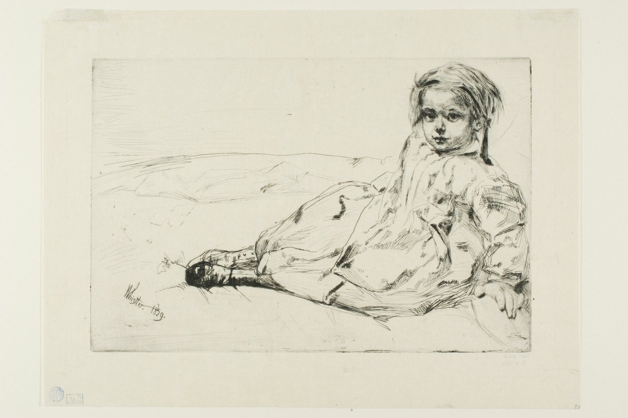 Bibi Valentin av James Abbott McNeill Whistler
