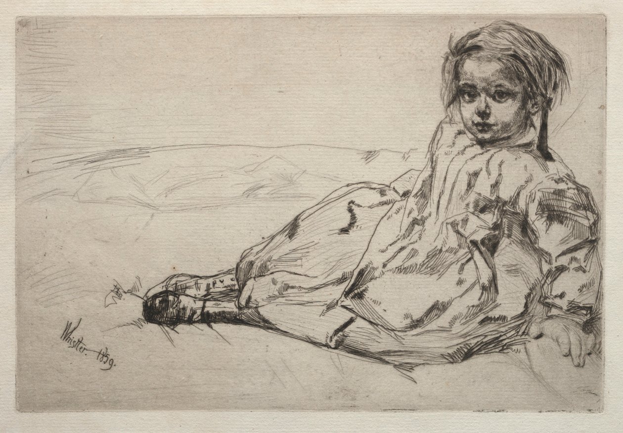 Bibi Valentine av James McNeill Whistler