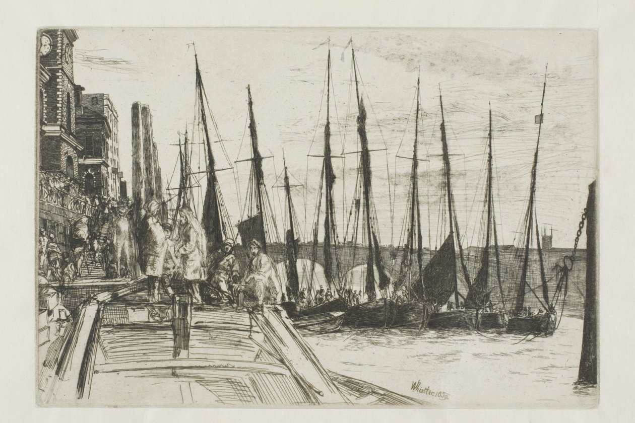 Billingsgate av James Abbott McNeill Whistler