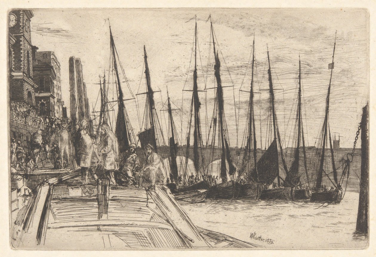 Billingsgate av James Abbott McNeill Whistler