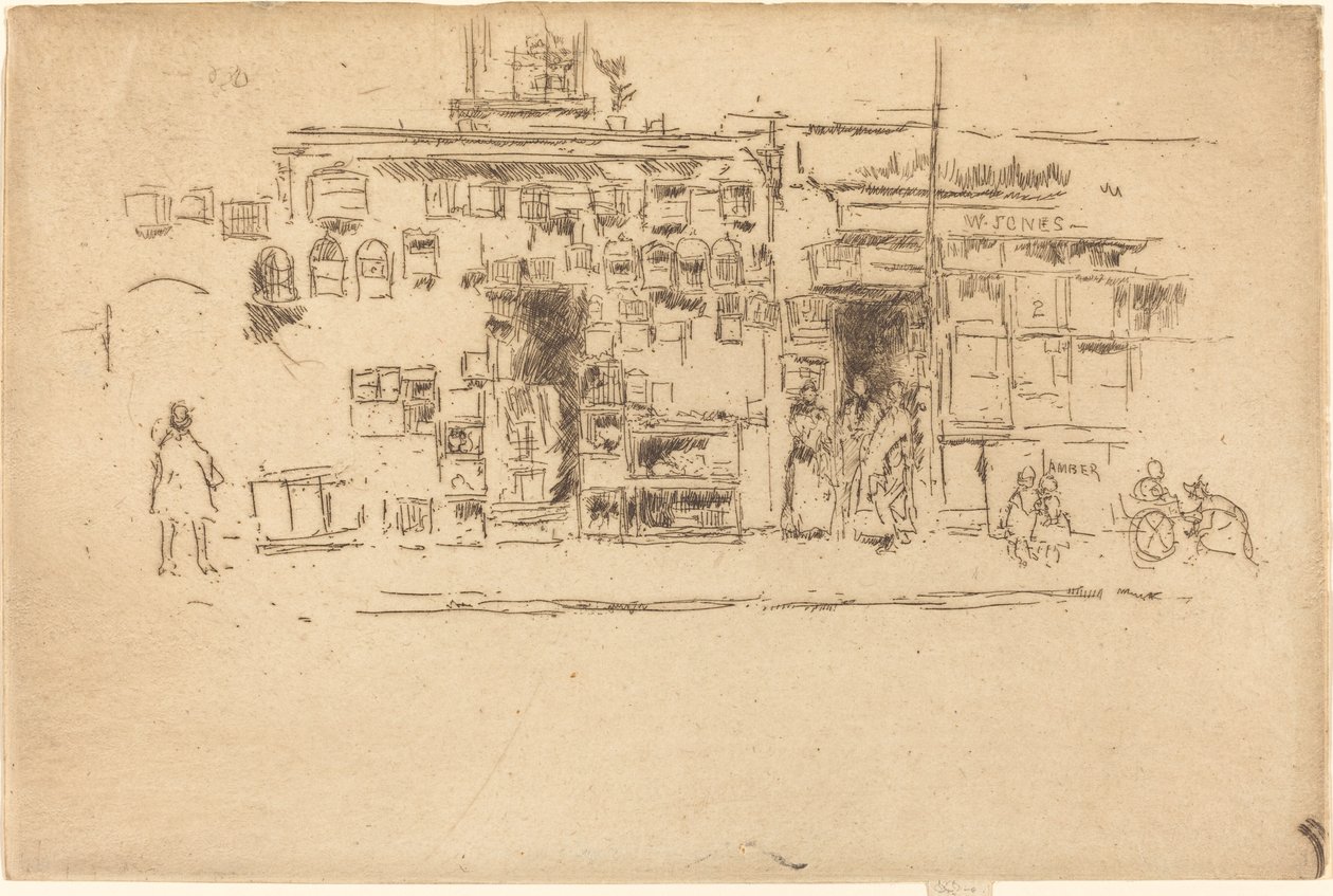Fågelburar Chelsea av James Abbott McNeill Whistler