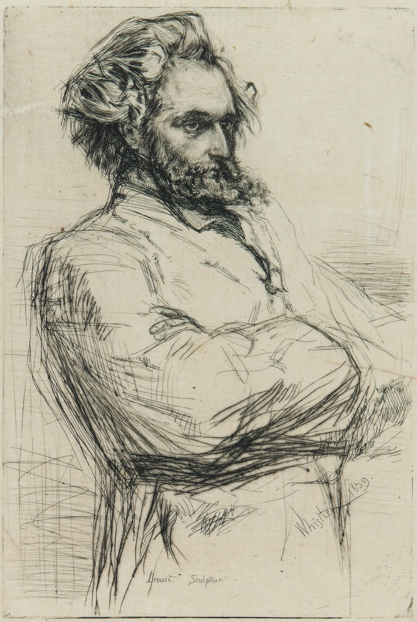 C.L. Drouet, skulptör av James Abbott McNeill Whistler