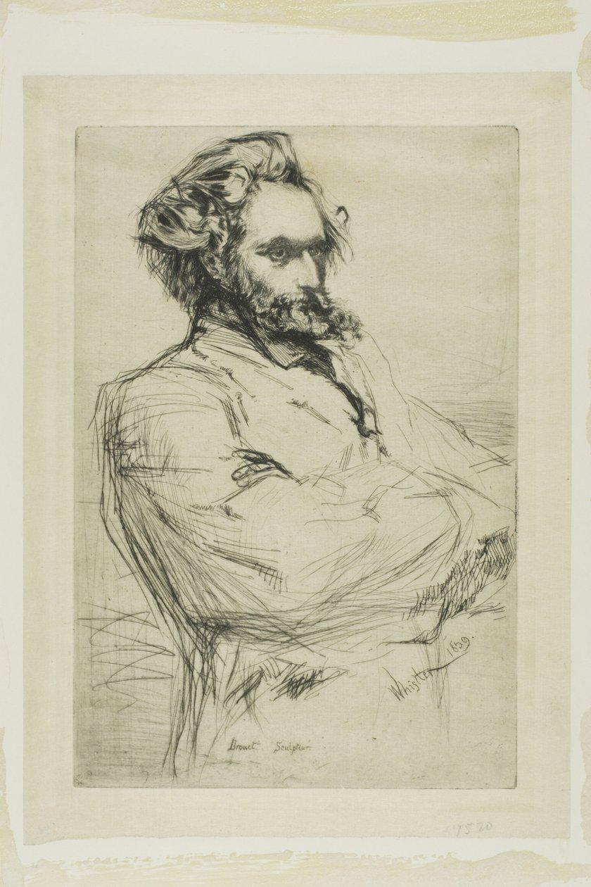 C. L. Drouet, skulptör av James McNeill Whistler