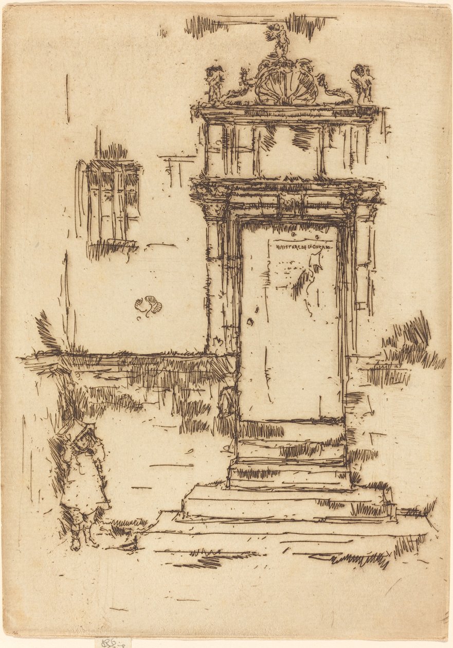 Kapelldörr, Montresor av James Abbott McNeill Whistler