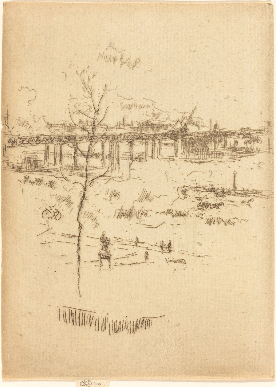 Charing Cross Railway-Bridge av James Abbott McNeill Whistler