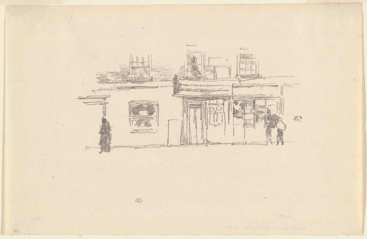 Chelsea butiker av James Abbott McNeill Whistler