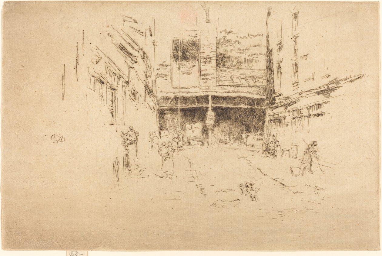 Clothes Exchange, No.I av James Abbott McNeill Whistler