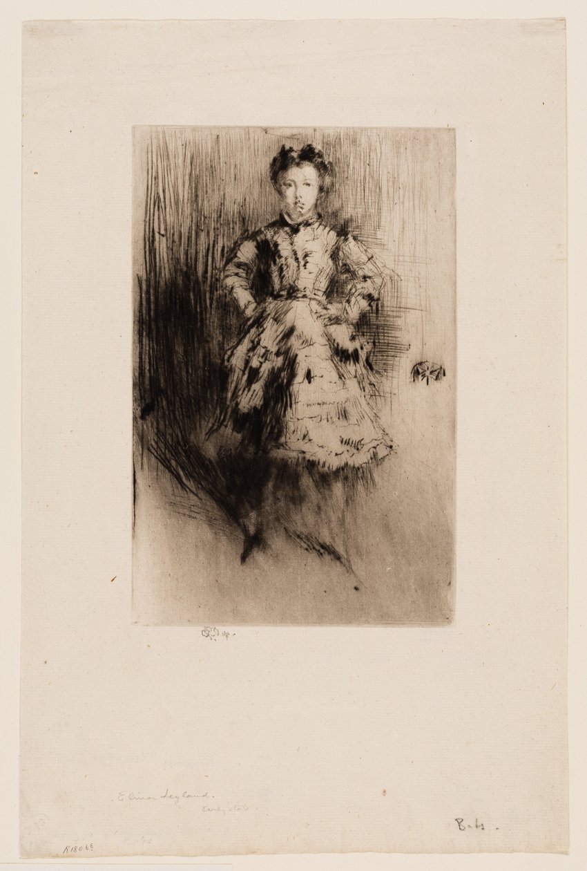Elinor Leylandスウェーデン語 av James Abbott McNeill Whistler