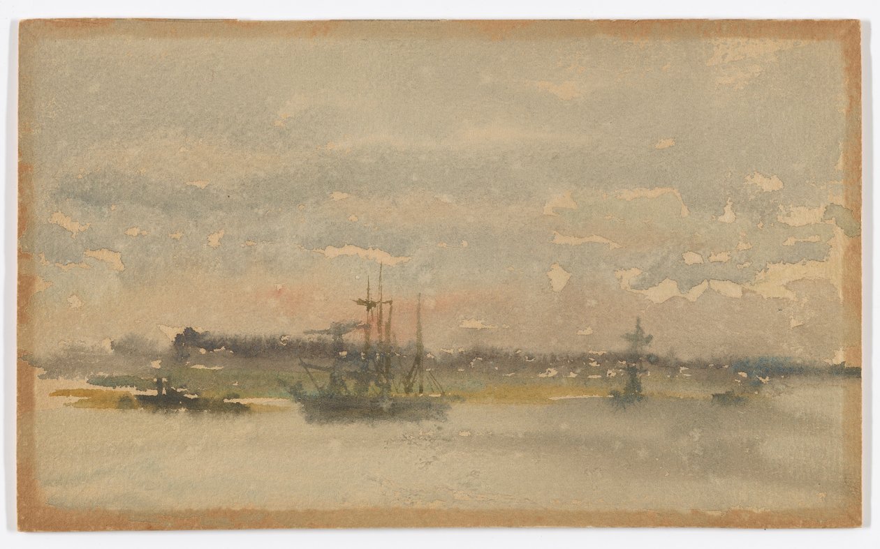 Erith–kväll av James Abbott McNeill Whistler