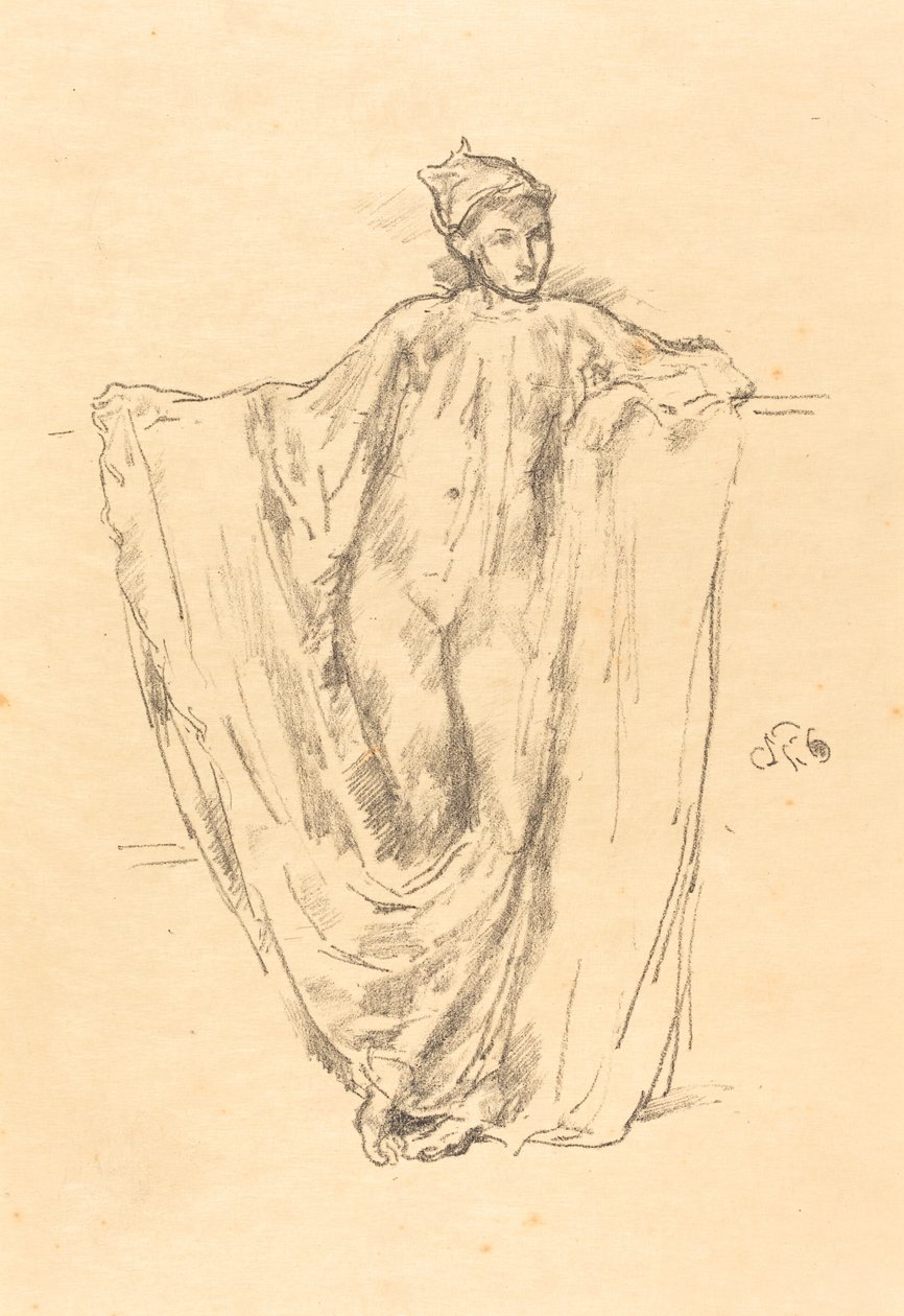 Figurstudie av James Abbott McNeill Whistler