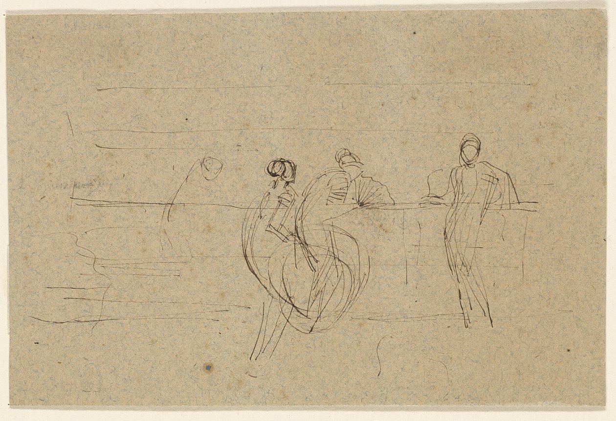 Figurer vid ett räcke av James McNeill Whistler