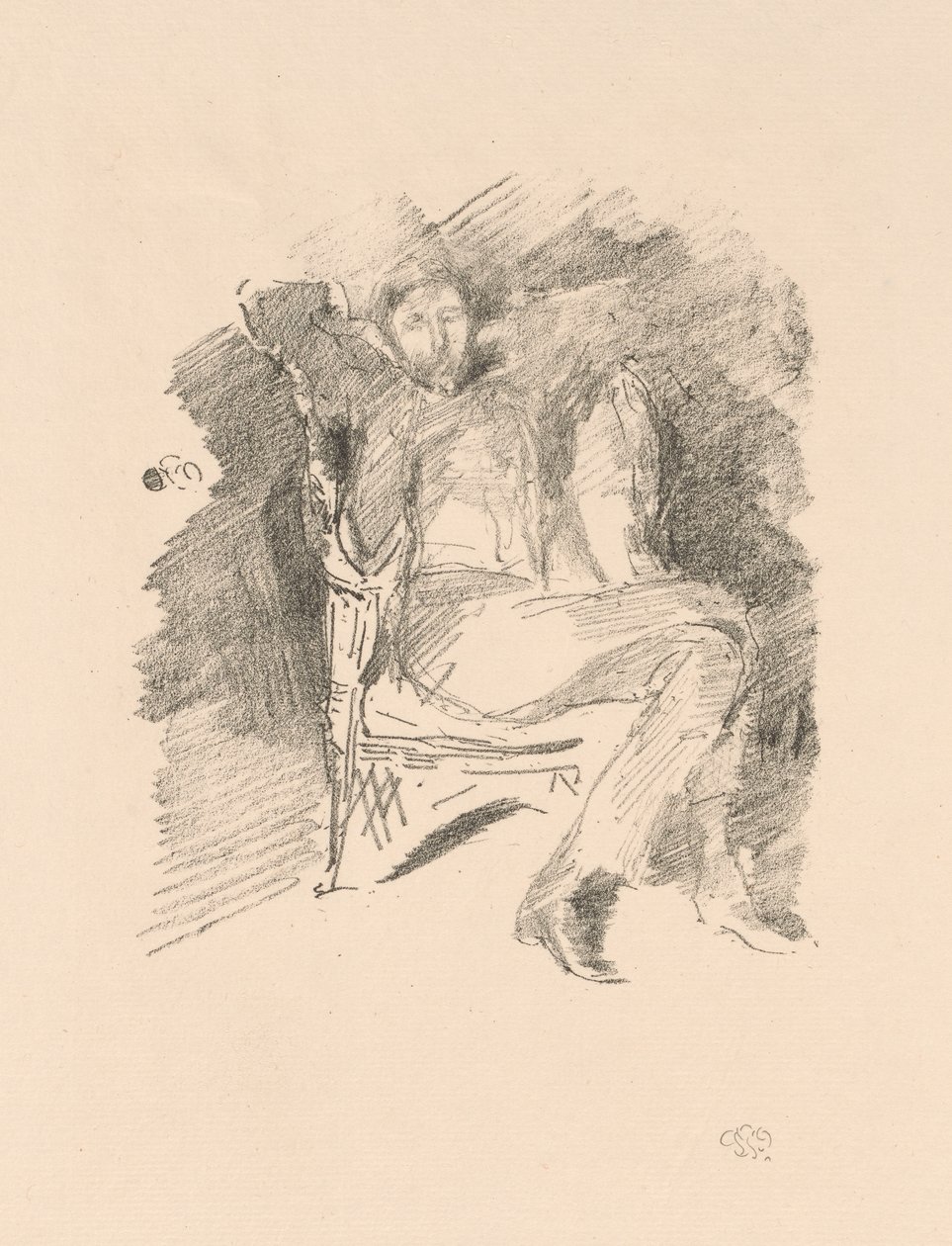 Eldslåga: Joseph Pennell, nr 1 av James McNeill Whistler