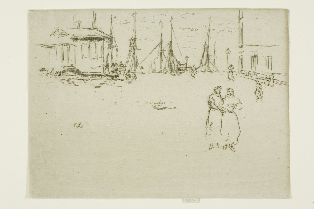 Fiskekajen, Oostende av James Abbott McNeill Whistler