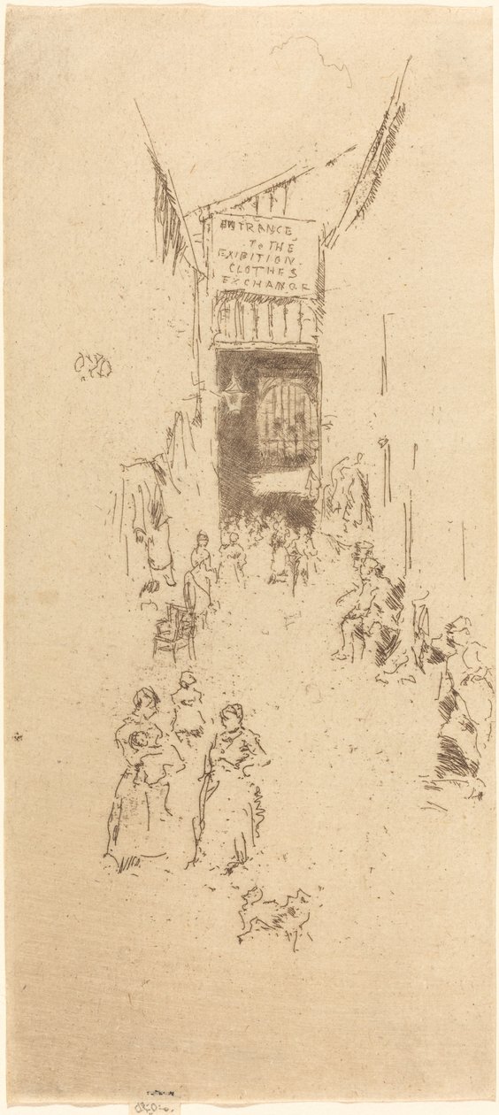 Fleur de Lys Crossing av James Abbott McNeill Whistler