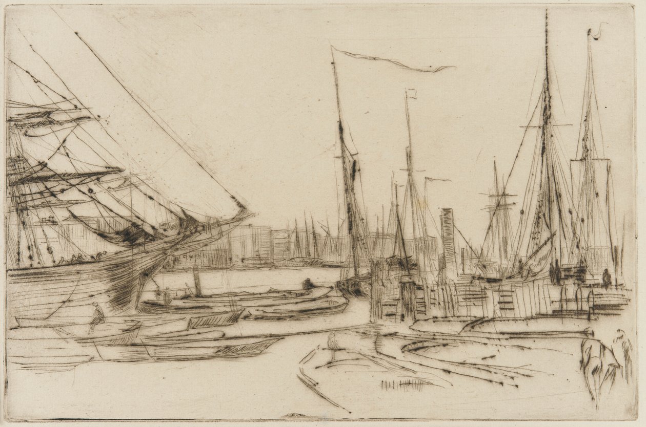 Från Billingsgate av James Abbott McNeill Whistler