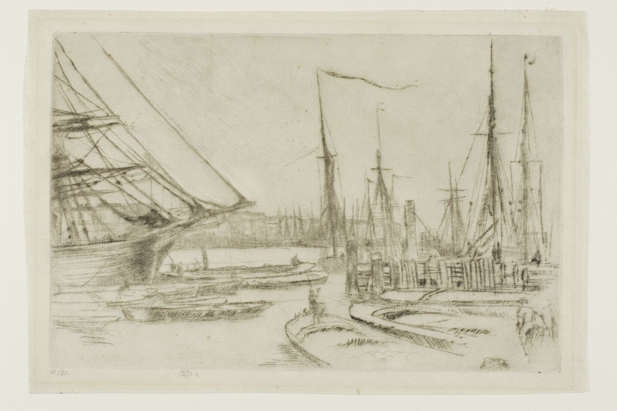 Från Billingsgate av James Abbott McNeill Whistler