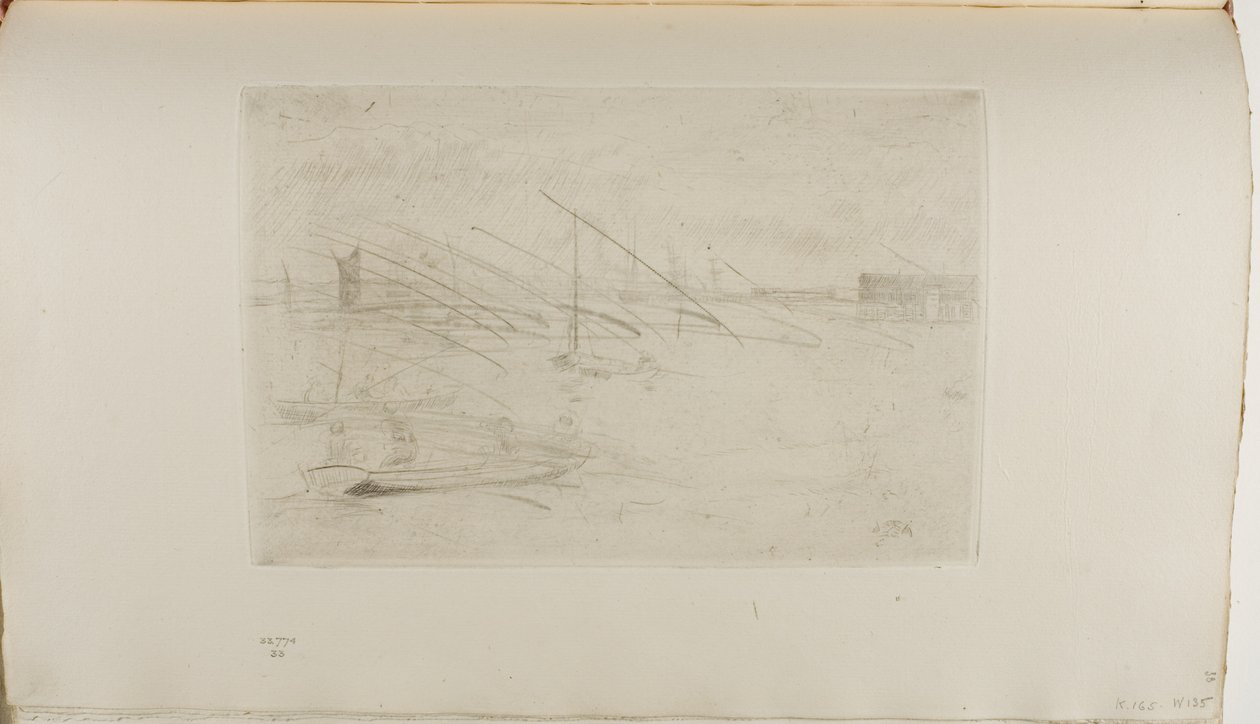 Greenhithe av James Abbott McNeill Whistler