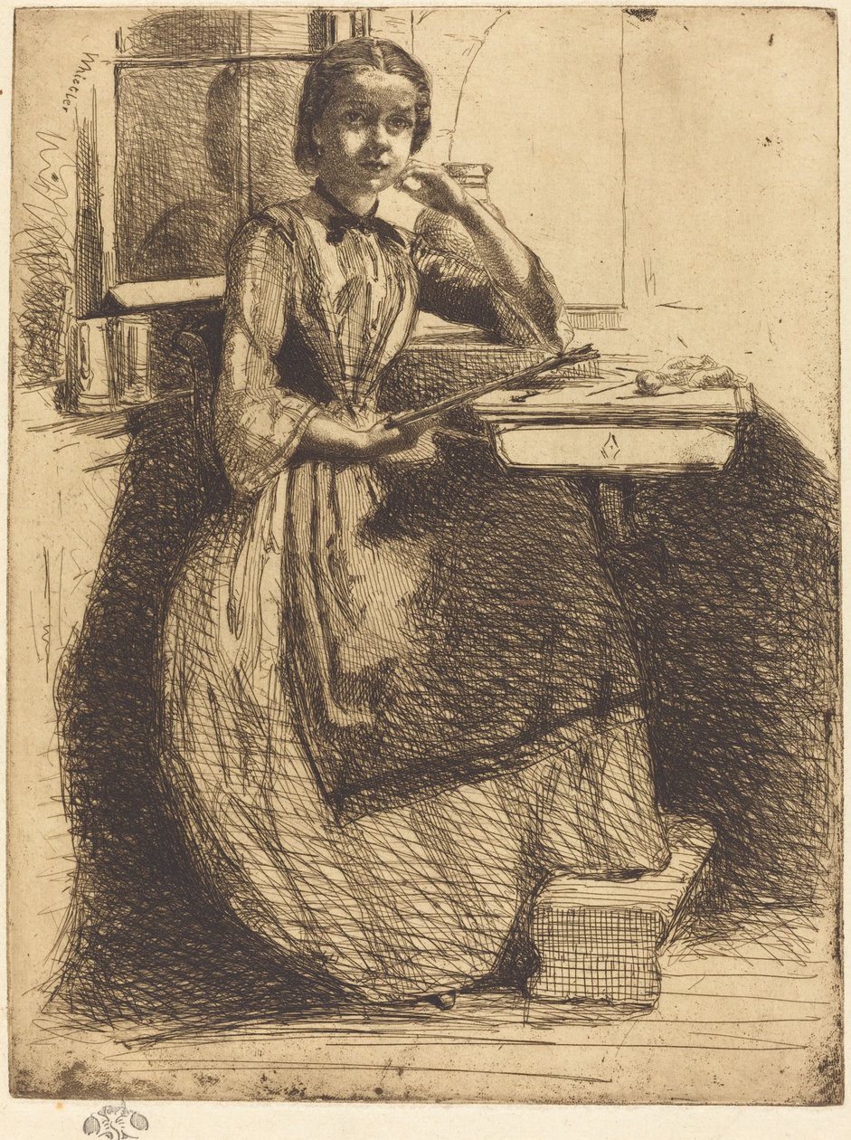 Gretchen i Heidelberg av James Abbott McNeill Whistler