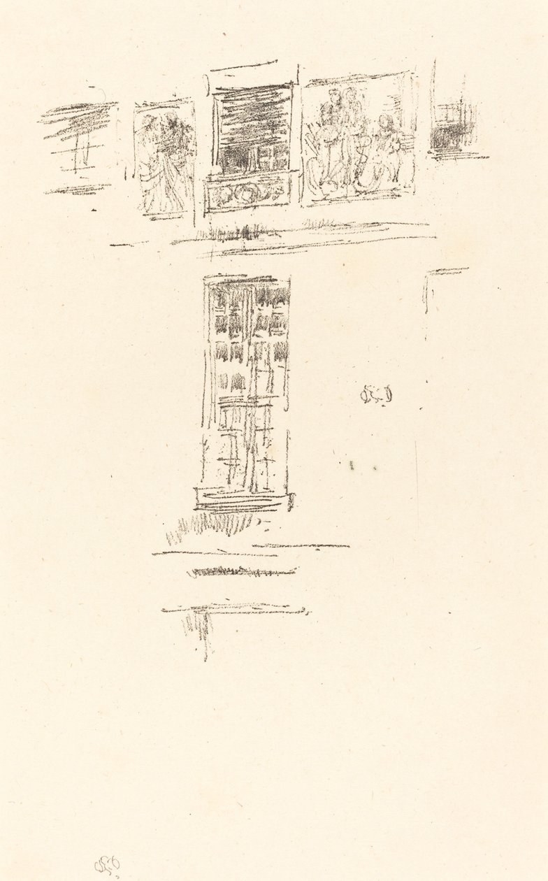 Hôtel Colbert, Windows av James Abbott McNeill Whistler