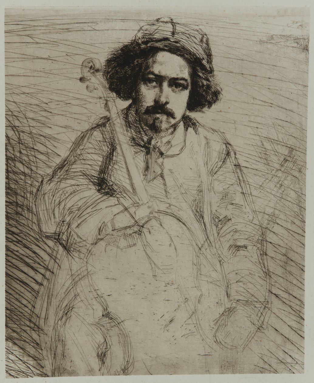 J. Becquet, skulptör av James Abbott McNeill Whistler