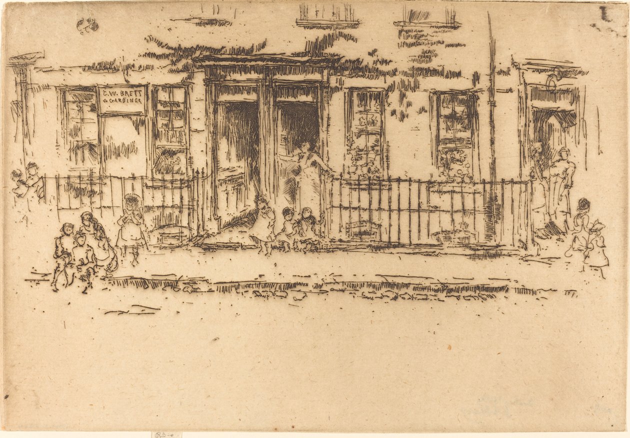 Justice Walk - Chelsea av James Abbott McNeill Whistler
